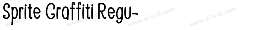 Sprite Graffiti Regu字体转换